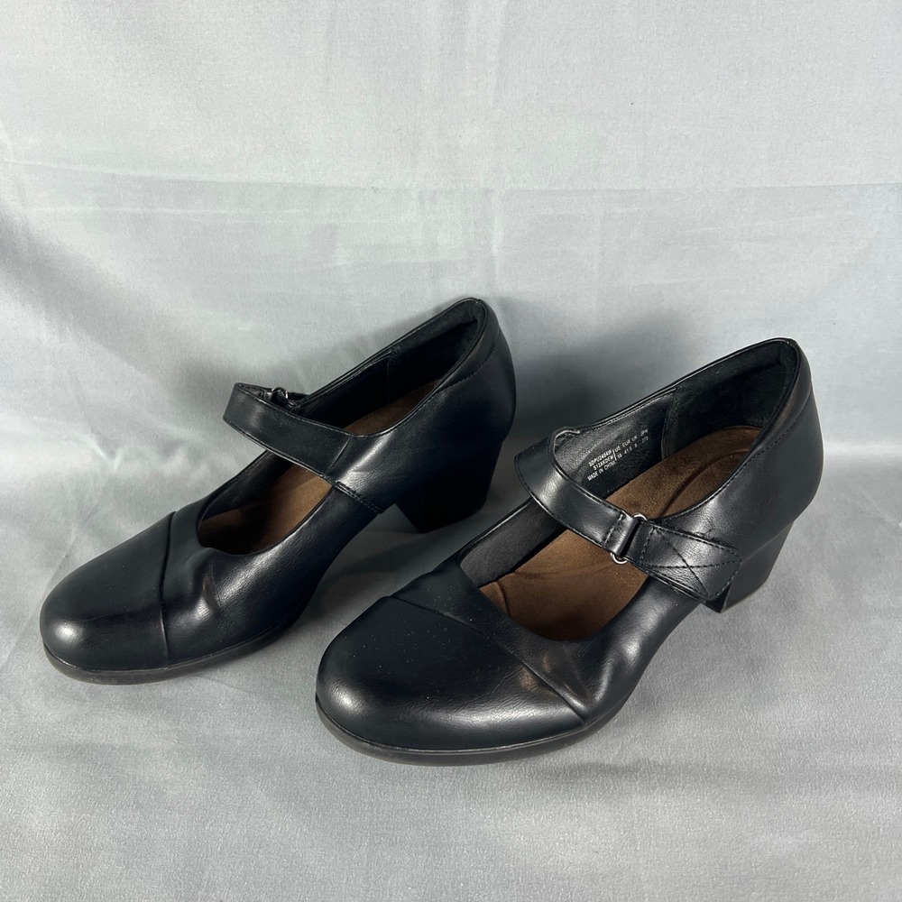 Dream Pairs Mary Jane Women's 10 Black Adjustable Strap Round Toe Casual Shoes